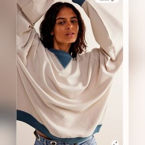 Free People Classic Crew NWOT Large Tea Combo.